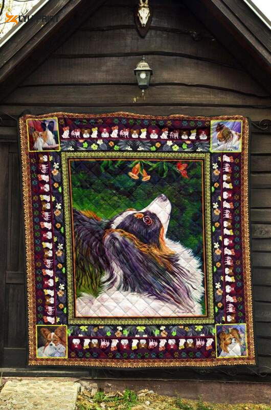 Papillion Its Nice To Have A Friend 3D Customized Quilt Papillion Its Nice To Have A Friend 3D Customized Quilt