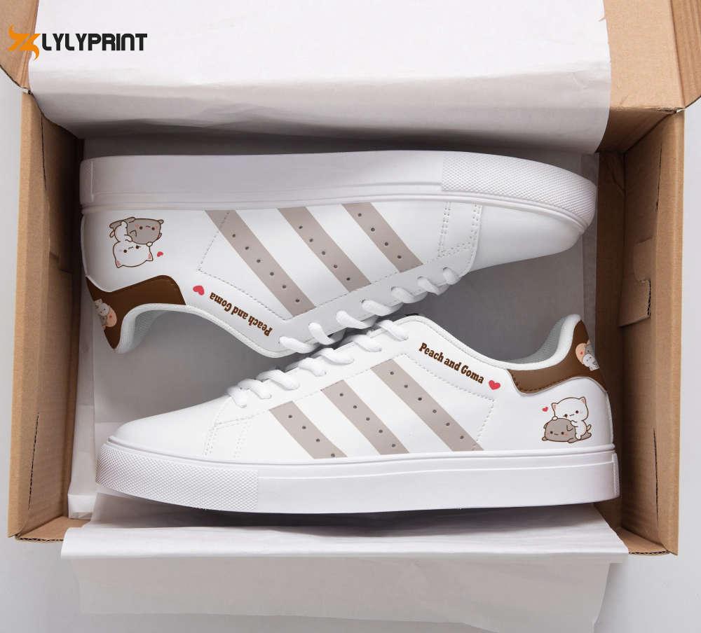 Peach and Goma Skate Shoes For Men And Women Fans Gift Peach and Goma Skate Shoes For Men And Women Fans Gift
