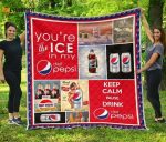 Pepsi Quilt Blanket For Fans Home Decor Gift