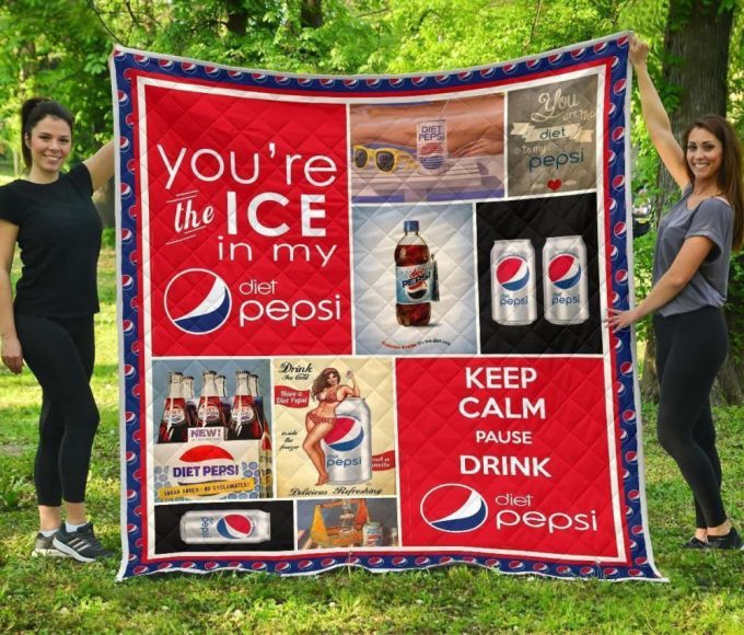 Pepsi Quilt Blanket For Fans Home Decor Gift