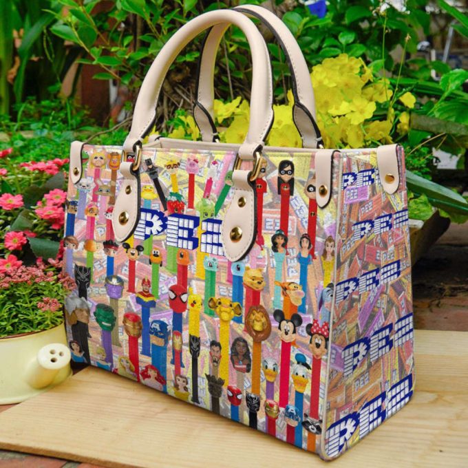 Pez Leather Handbag Gift For Women r