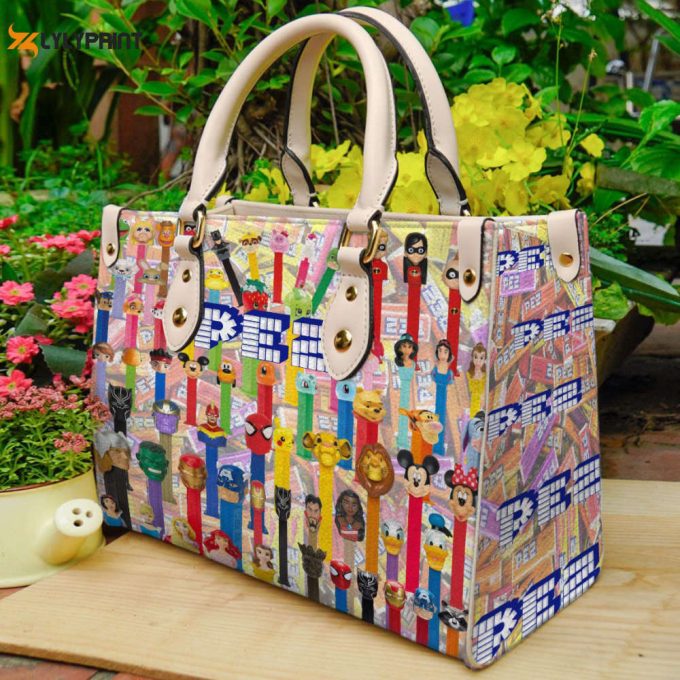 Pez Leather Handbag Gift For Women r