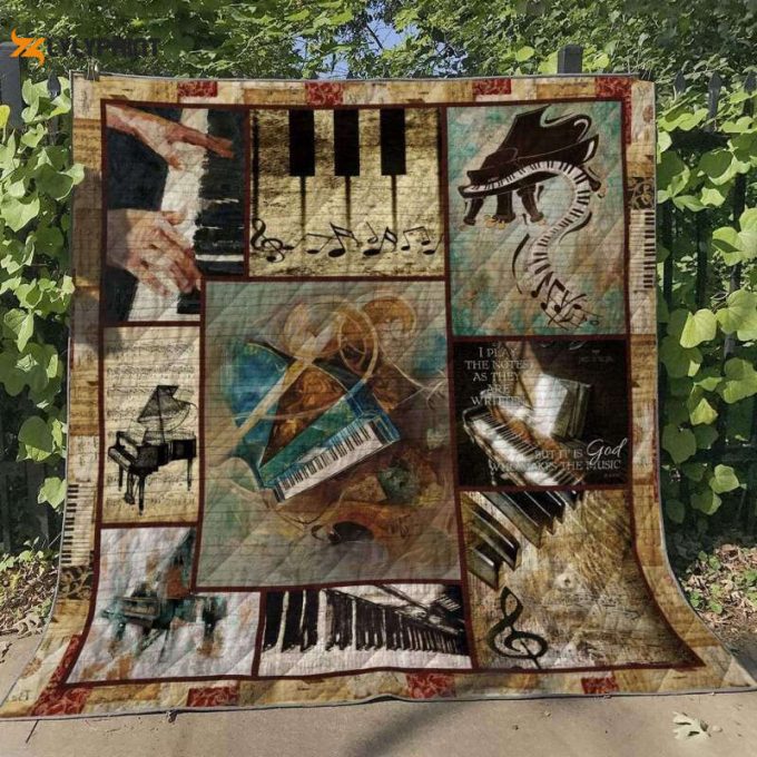 Piano Your Fingers Beautiful 3D Customized Quilt