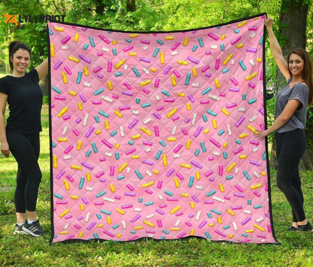 Pink Candy 3D Customized Quilt Pink Candy 3D Customized Quilt