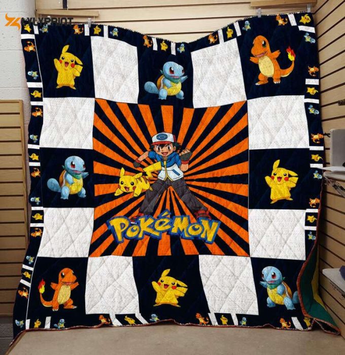 Pokmon 3D Customized Quilt Blanket For Fans Home Decor Gift