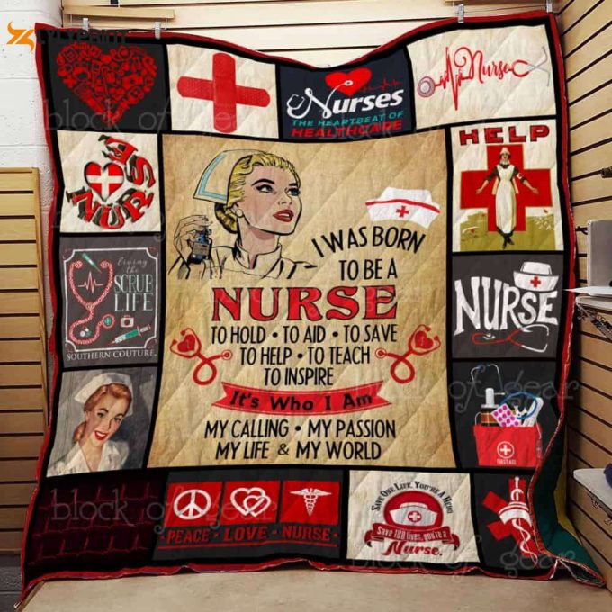 Proud To Be A Nurse 3D Customized Quilt