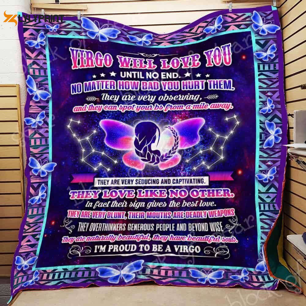 Proud To Be A Virgo 3D Customized Quilt Proud To Be A Virgo 3D Customized Quilt
