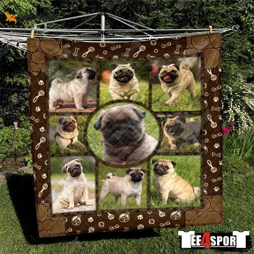 Pug Dog Lovers 3D Customized Quilt Blanket For Fans Home Decor Gift Pug Dog Lovers 3D Customized Quilt Blanket For Fans Home Decor Gift