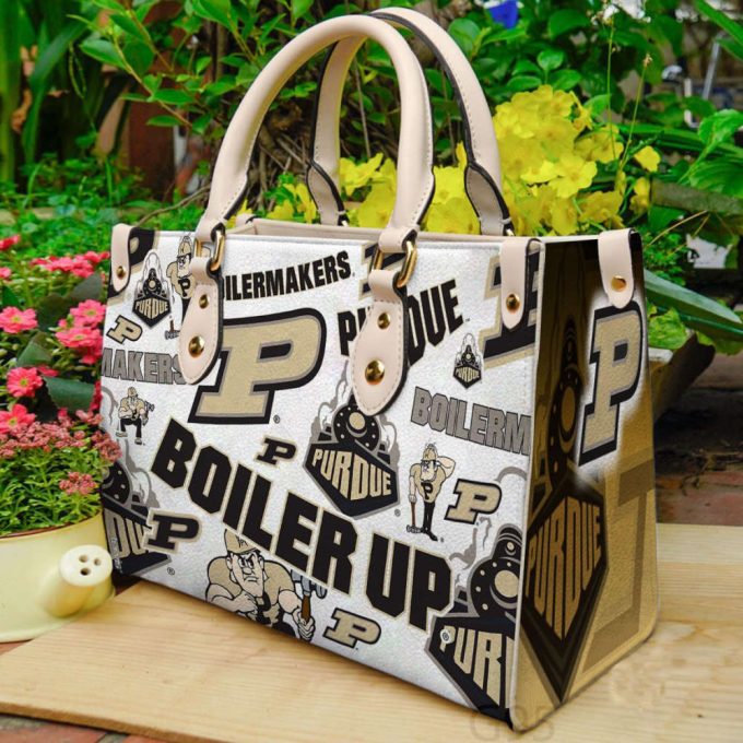 Purdue Boilermaker Leather Handbag Gift For Women