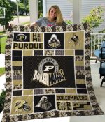Purdue Boilermakers 4 Quilt Blanket For Fans Home Decor Gift