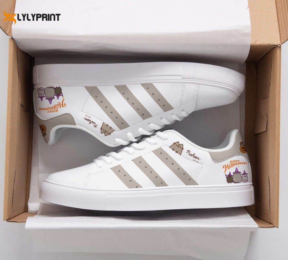 Pusheen 3 Skate Shoes For Men Women Fans Gift Pusheen 3 Skate Shoes For Men Women Fans Gift