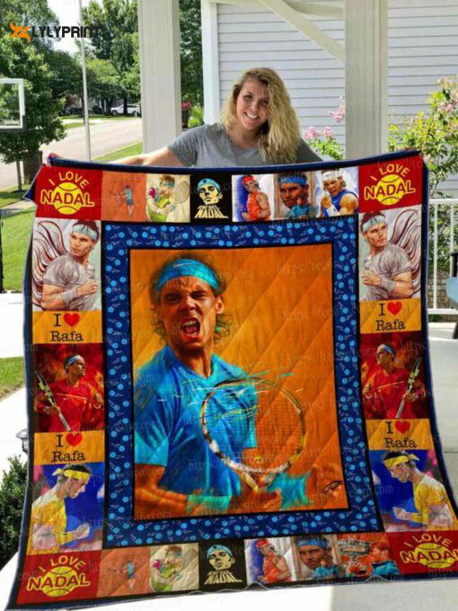 Rafael Nadal Quilt Blanket For Fans Home Decor Gift Rafael Nadal Quilt Blanket For Fans Home Decor Gift