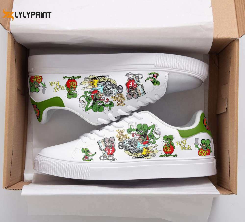 Rat Fink 1 Skate Shoes For Men Women Fans Gift Rat Fink 1 Skate Shoes For Men Women Fans Gift