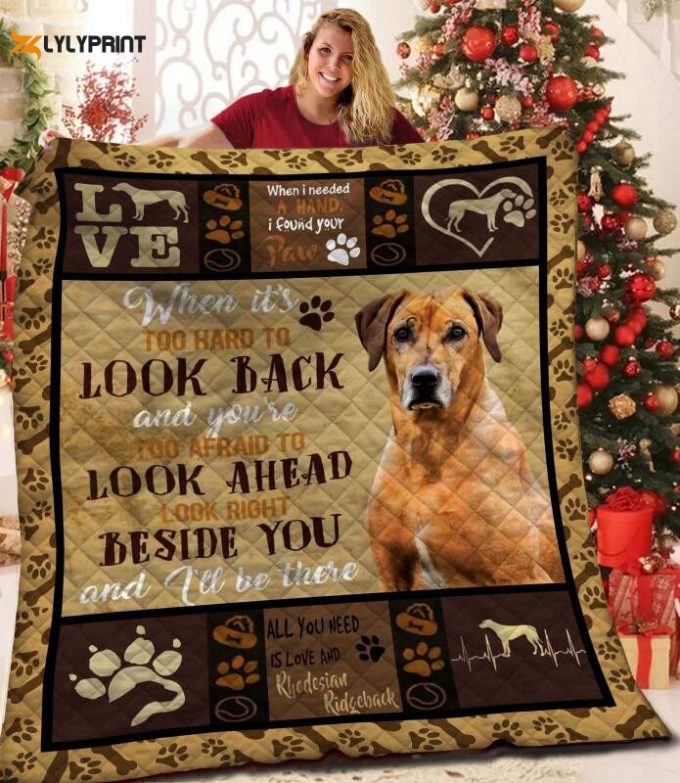 Rhodesian Ridgeback 3D Customized Quilt