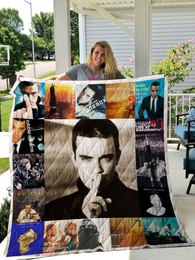 Robbie Williams Quilt Blanket For Fans Home Decor Gift