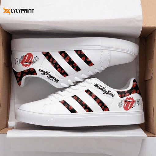 Rolling Stones 3 Skate Shoes For Men Women Fans Gift Rolling Stones 3 Skate Shoes For Men Women Fans Gift