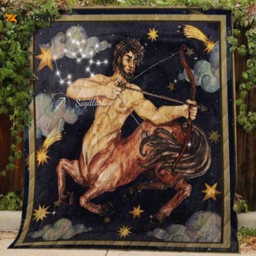 Sagittarius 3D Customized Quilt