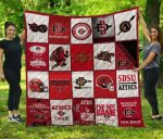 San Diego State Aztecs Quilt Blanket For Fans Home Decor Gift