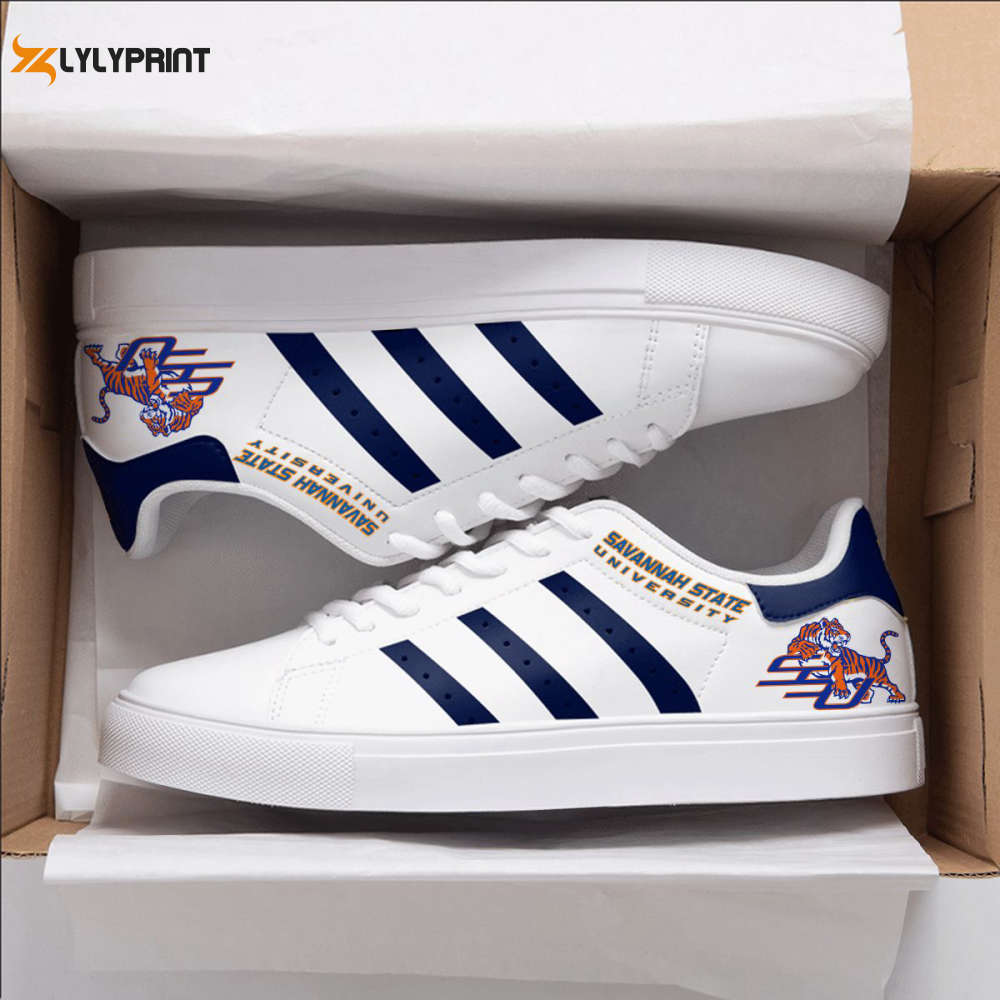 Savannah State Tigers 1 Skate Shoes For Men Women Fans Gift Savannah State Tigers 1 Skate Shoes For Men Women Fans Gift