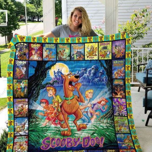 Scooby doo Quilt Blanket For Fans Home Decor Gift n2