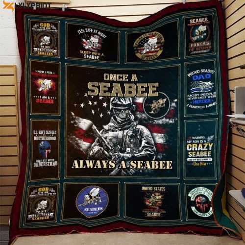 Seabee 3D Customized Quilt