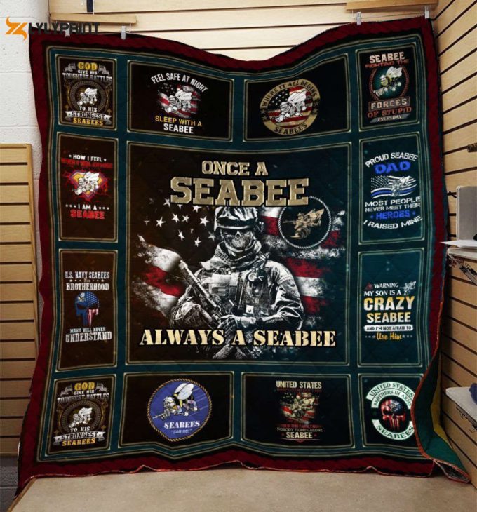 Seabee 3D Customized Quilt