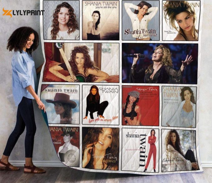 Shania Twain Singles 3D Customized Quilt Blanket