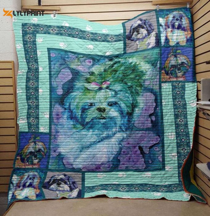 Shih Tzu My Lovely Child Awesome 3D Customized Quilt
