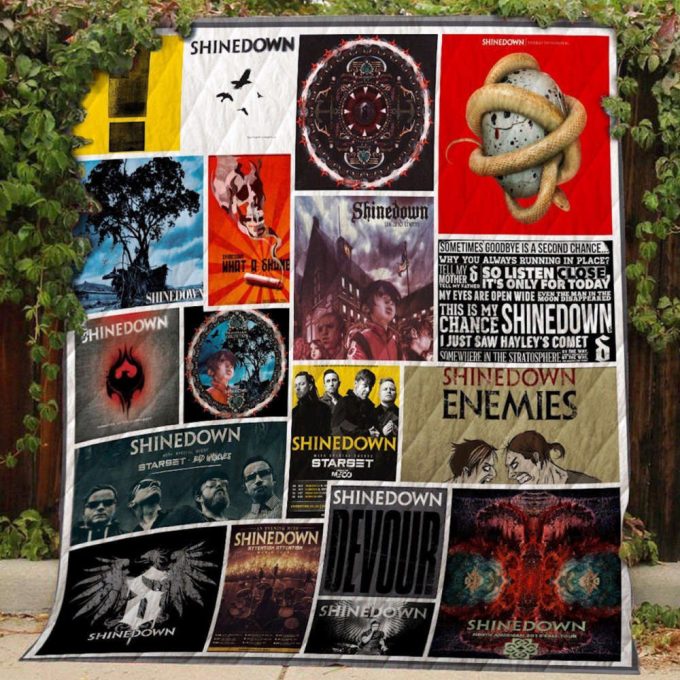 Shinedown 2 Quilt Blanket For Fans Home Decor Gift