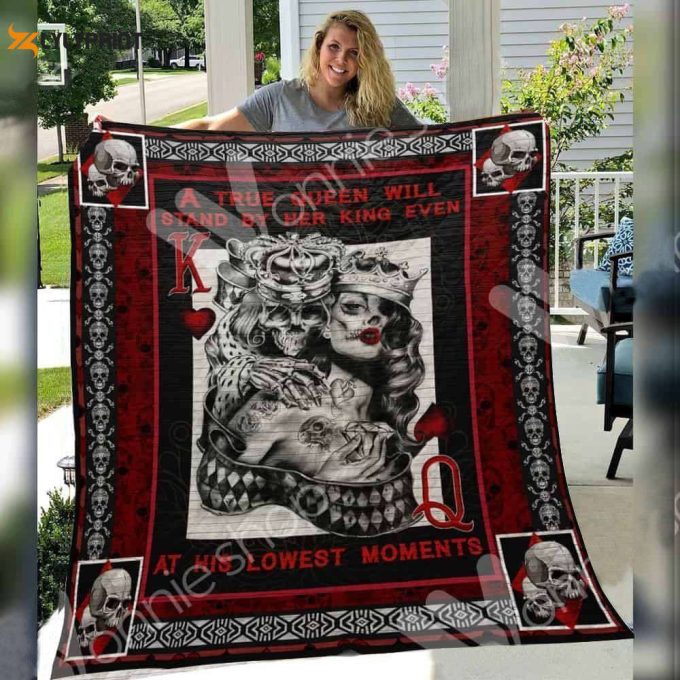 Skull Husband And Wife Awesome 3D Customized Quilt
