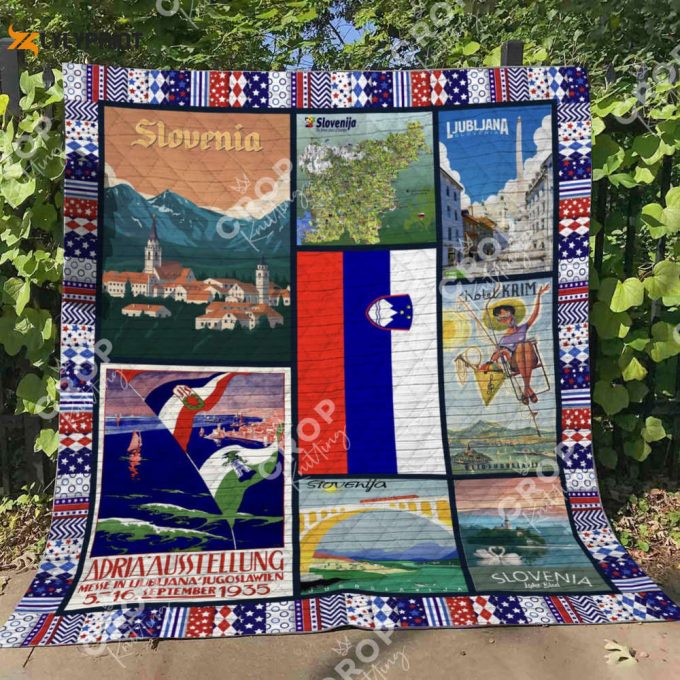 Slovenia 3D Customized Quilt Blanket For Fans Home Decor Gift