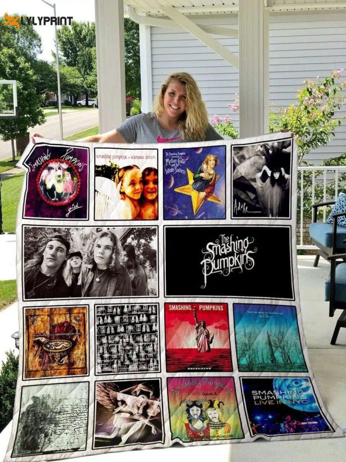 Smashing Pumpkins  Quilt Blanket For Fans Home Decor Gift