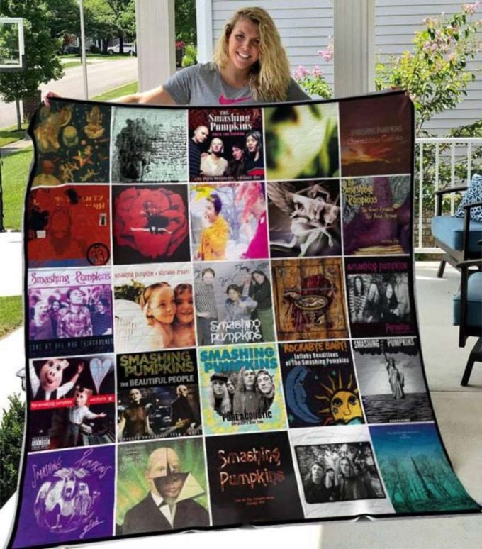 Smashing Pumpkins Quilt Blanket For Fans Home Decor Gift