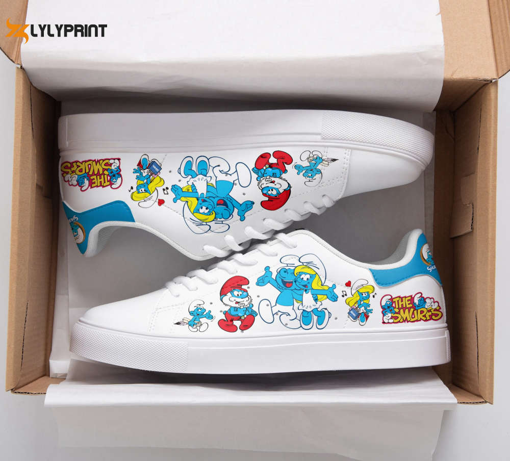 Smurf Skate Shoes For Men Women Fans Gift Smurf Skate Shoes For Men Women Fans Gift