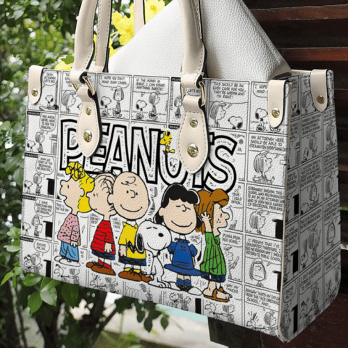 Snoopy Leather Handbag Gift For Women