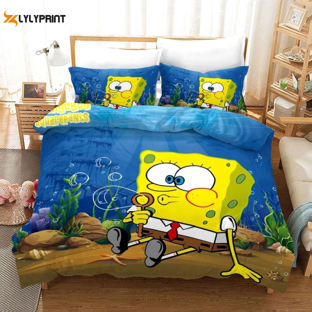 Spongebob Squarepants Duvet Quilt Bedding Set 268 Spongebob Squarepants Duvet Quilt Bedding Set 268