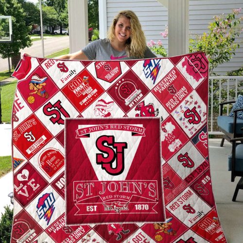 St. John’s University Quilt Blanket For Fans Home Decor Gift