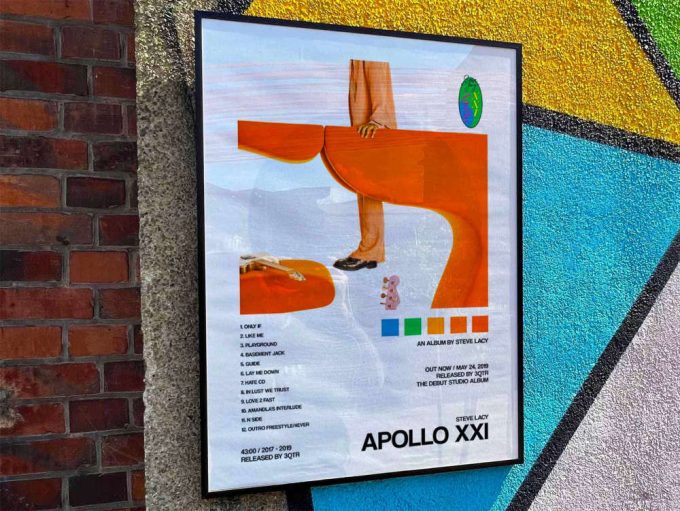 Steve Lacy “Apollo XXI” Album Cover Poster #2