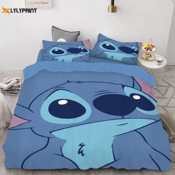 Stitch And Lilo Stitch Duvet Quilt Bedding Set 360