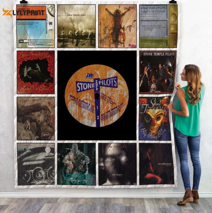 Stone Temple Pilots Singles 3D Customized Quilt Blanket For Fans Home Decor Gift