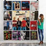 Sum 41 Quilt Blanket For Fans Home Decor Gift
