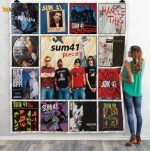 Sum 41 Quilt Blanket For Fans Home Decor Gift