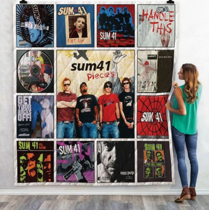 Sum 41 Quilt Blanket For Fans Home Decor Gift