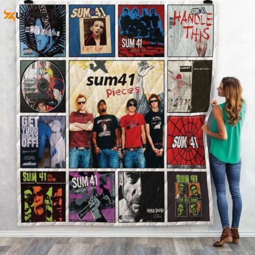 Sum 41 Quilt Blanket For Fans Home Decor Gift