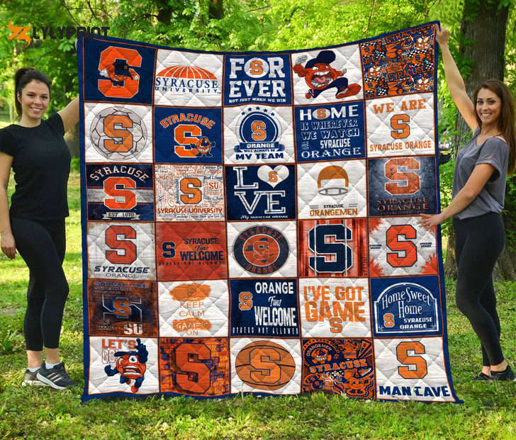 Syracuse Orange Quilt Blanket For Fans Home Decor Gift Syracuse Orange Quilt Blanket For Fans Home Decor Gift