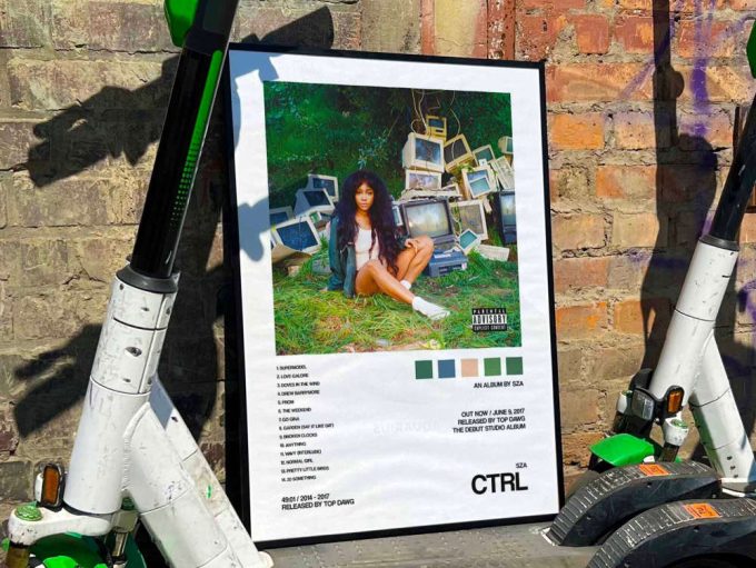 SZA “CTRL” Album Cover Poster #2