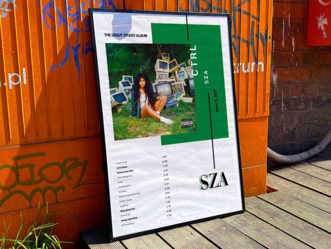 SZA “CTRL” Album Cover Poster #3