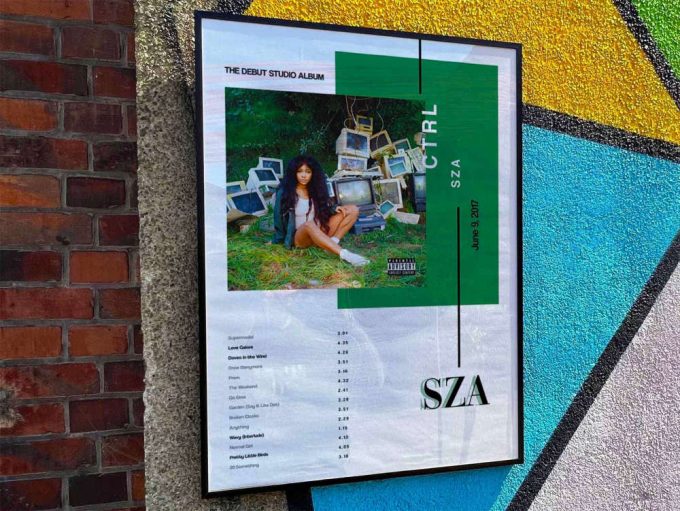 SZA “CTRL” Album Cover Poster #3