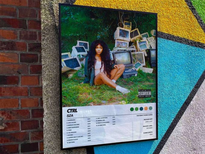 SZA “CTRL” Album Cover Poster #6