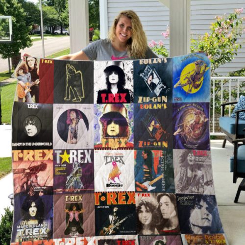 T. Rex Band 3D Customized Quilt Blanket For Fans Home Decor Gift
